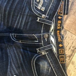 Rock Revival Boot Cut Dark Blue Jeans